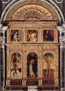 Giovanni Bellini St.Vincent Ferrer Polyptych oil on canvas